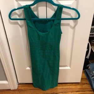 Bebe green dress (size xs)